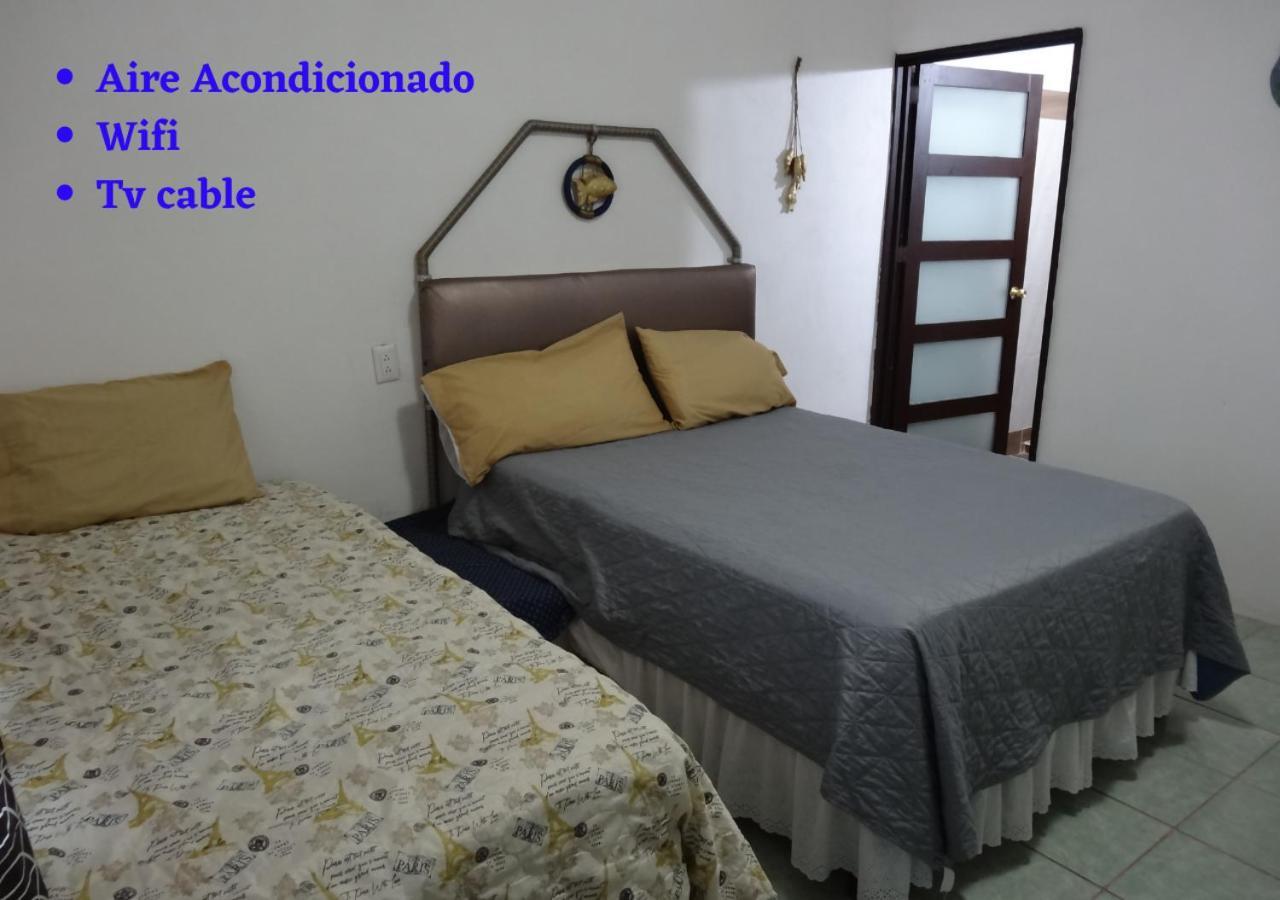 Habitaciones-Comodas-Aire-Wifi-Tv-Cerca De Playa-!!Excelente Precio II マンサニージョ エクステリア 写真